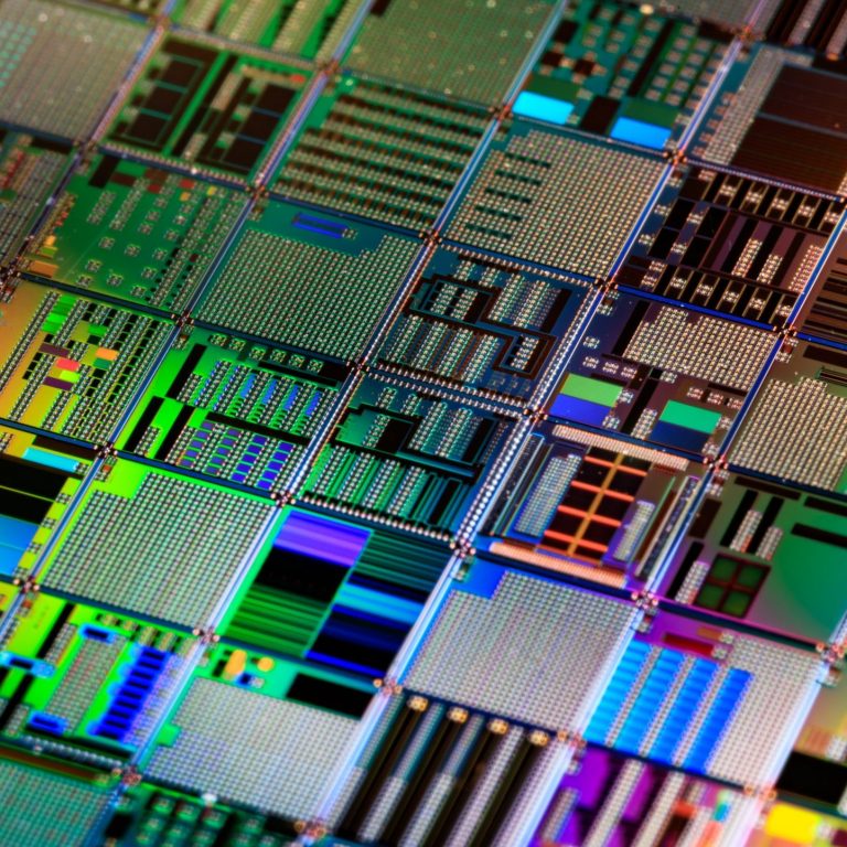 Processed Semiconductor Wafer