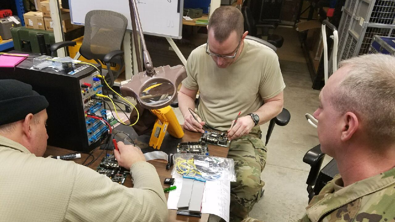US Army repairing critical electronics with ABI's BoardMaster